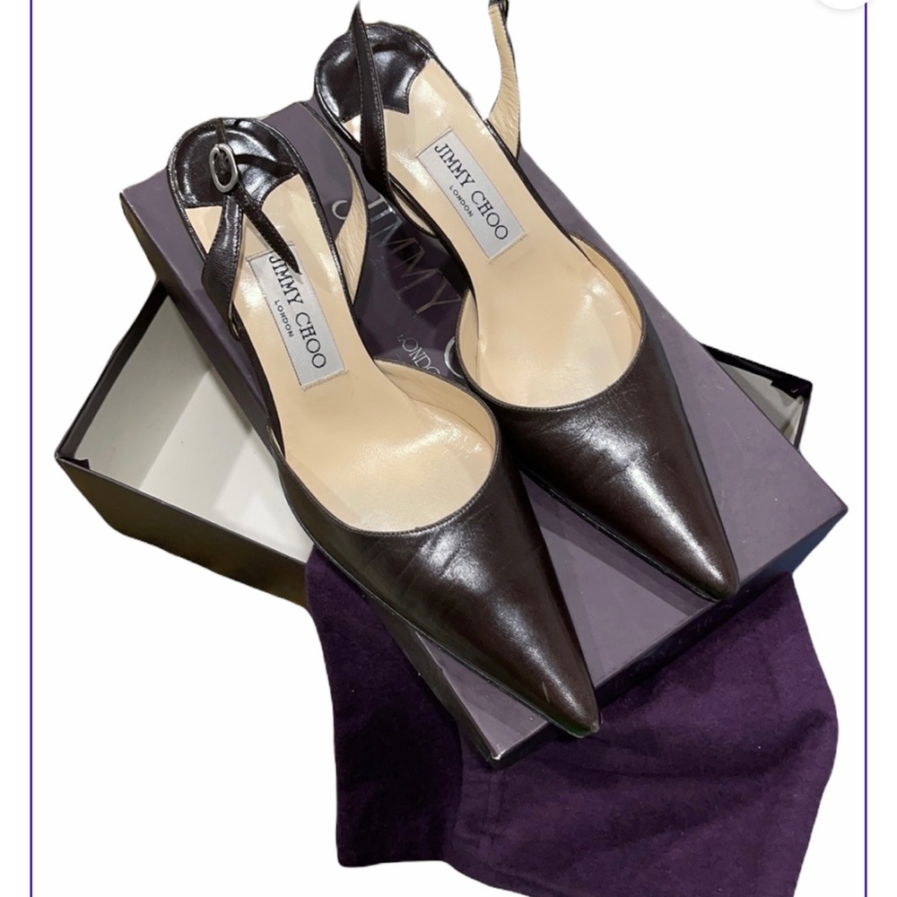 Jimmy Choo Sling back shoes. Size 37.5